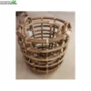 Basket Rattan D55 H50cm Open Gevlochten