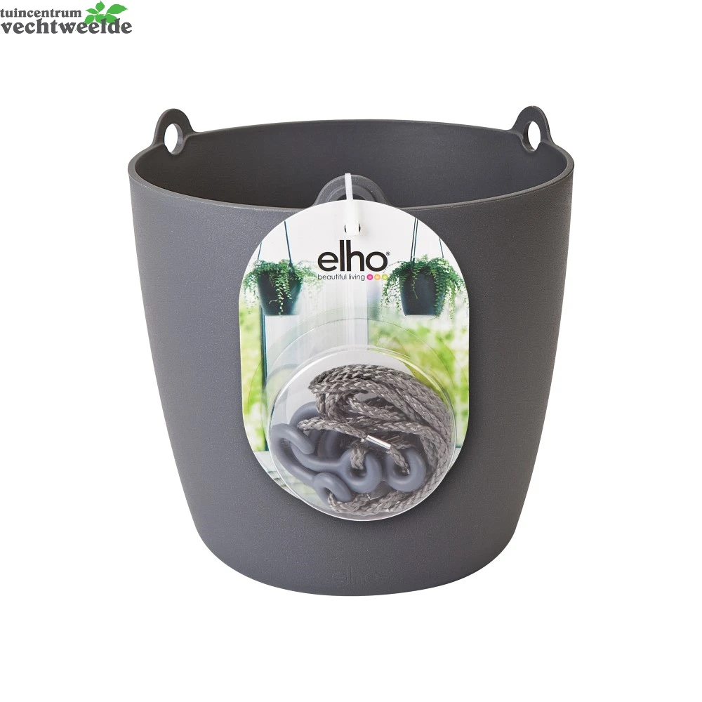 Hangpot Brussels D18cm Antraciet - Elho - Image 3