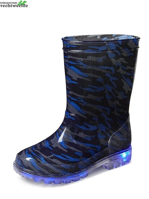 Kinderlaars Lars Blauw Led Maat 24