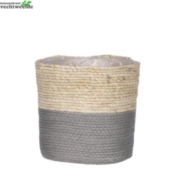 Mand Rachel D25h25cm Grijs