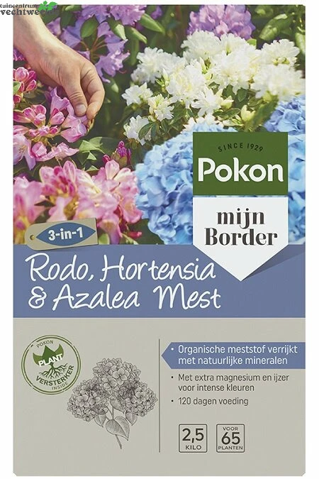 Pokon Hortensia, Rhododendron & Azalea, Mest 2,5 Kg - Image 2