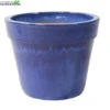 Pot Basis Glazed D38h30 Blauw