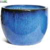 Pot Egg D41h33cm Blauw