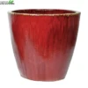 Pot Egg Glorious D48h48cm Rood
