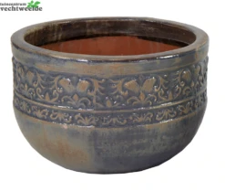 Pot Egg Laag Glazuur D57h37 Blw