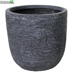 Pot Egg Utah D39h38cm Grafiet