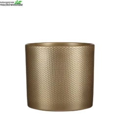 Pot Era Relief D23h21.5cm Goud - Mica