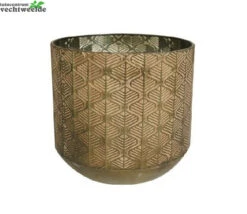 Pot Jort Metaal D23h22 Shiny Brown - Ter Steege