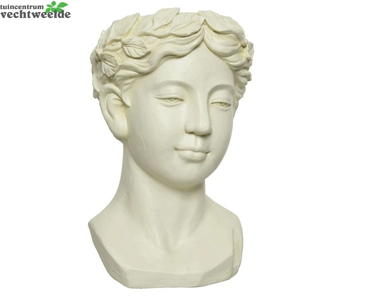 Decoris Pot Magnesium L18b17h27cm Wit