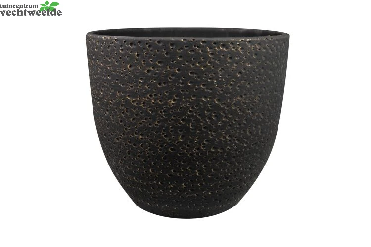 Pot Rinca D36h32cm Shiny Zwart