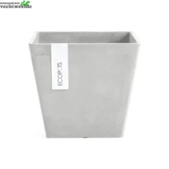 Pot Rotterdam Witgrijs L20b20cmh18