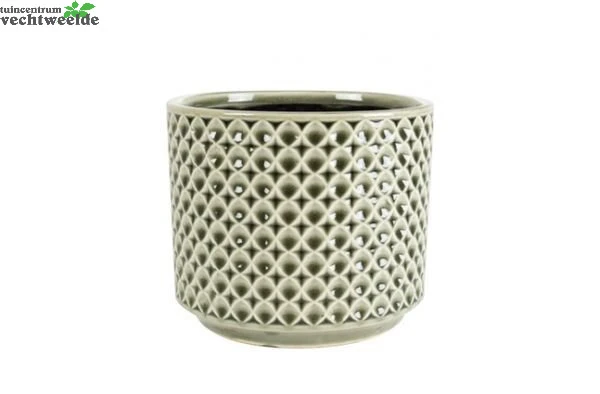 Pot Thies D19h17cm Olijfgroen
