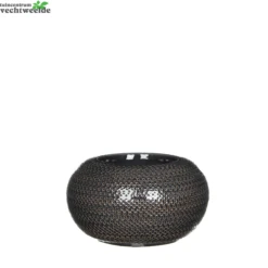 Schaal Gabriel D23h13cm Grijs - Mica