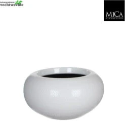 Schaal Gabriel D32h16cm Wit