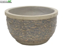 Schaal Jambi D44 - H27cm Grijs