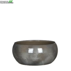 Schaal Lester D28h12cm Donkergrijs