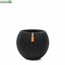 Vaas Bol Groove D30h25cm Zwart